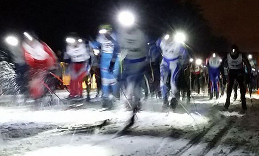 Ночная лыжная гонка «Самопреодоление» 2016 г.
